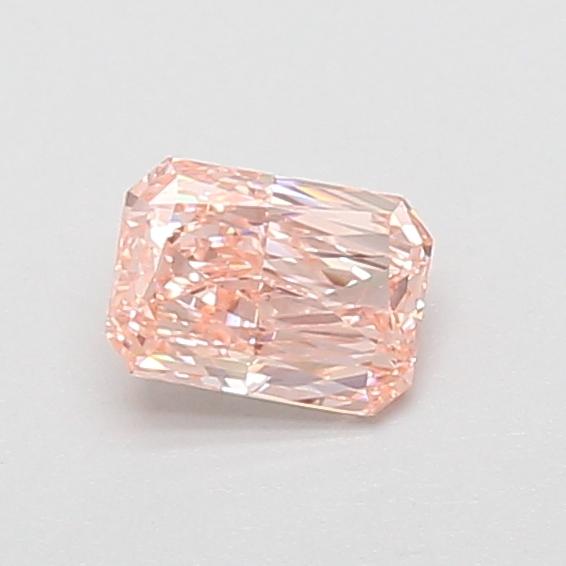 0.46 Ct. Fancy Vivid Pink Radiant Lab Grown Diamond