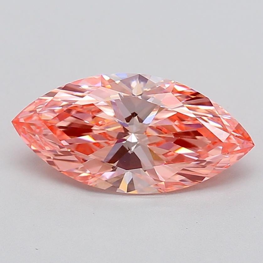 2.02 Ct. Fancy Vivid  Pink Marquise Lab Grown Diamond