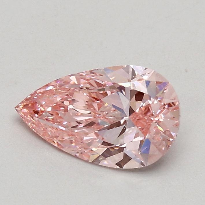 0.50 Ct. Fancy Intense Pink Pear Lab Grown Diamond