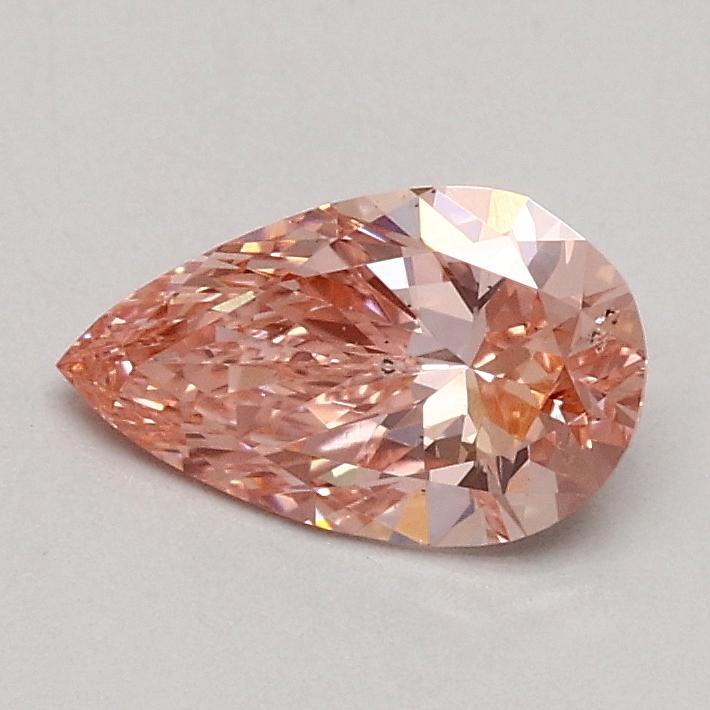 0.50 Ct. Fancy Intense Pink Pear Lab Grown Diamond