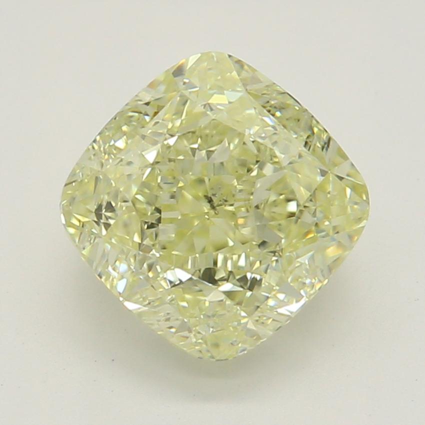 1.31 Ct. Fancy Light Yellow Cushion Diamond
