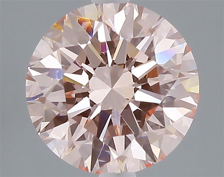 3.02 Ct. Fancy Intense Pink Round Lab Grown Diamond