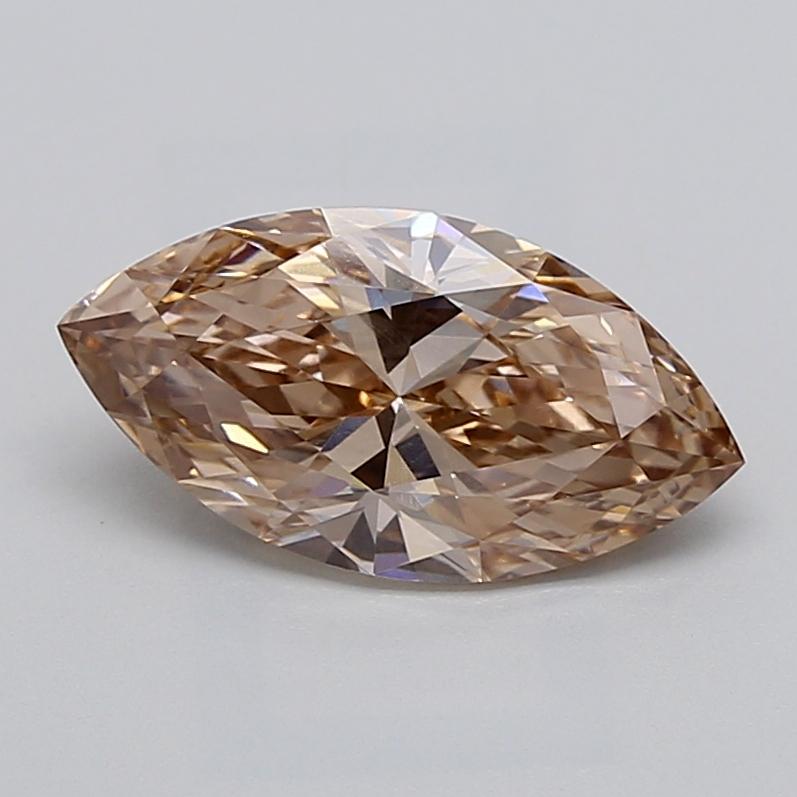 2.07 Ct. Light  Brown Marquise Lab Grown Diamond