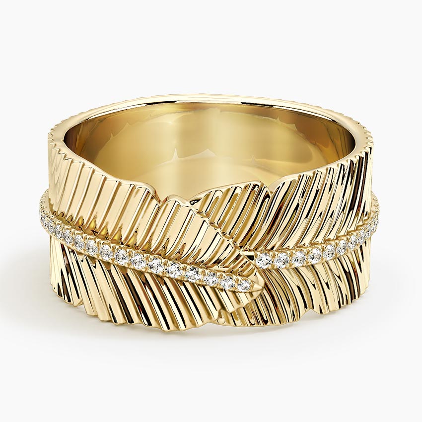 Jane Goodall Leaf Lab Diamond Ring (1/4 ct. tw.)