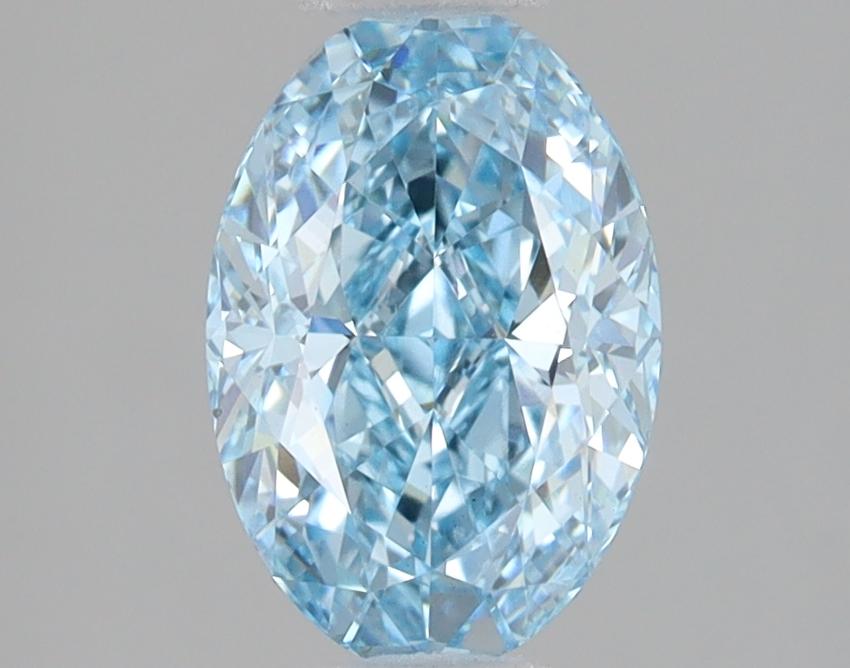 1.88 Ct. Fancy Vivid Blue Oval Lab Grown Diamond