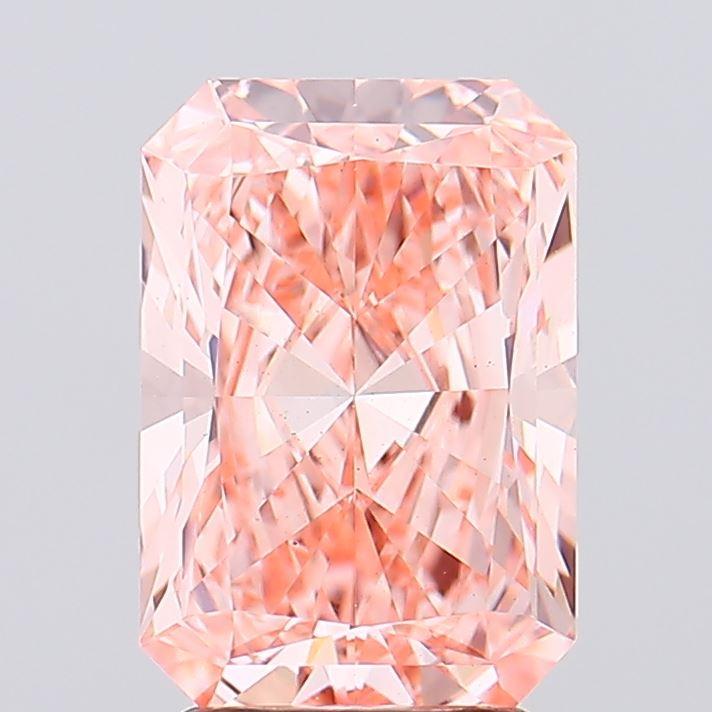 2.99 Ct. Fancy Vivid Pink Radiant Lab Grown Diamond