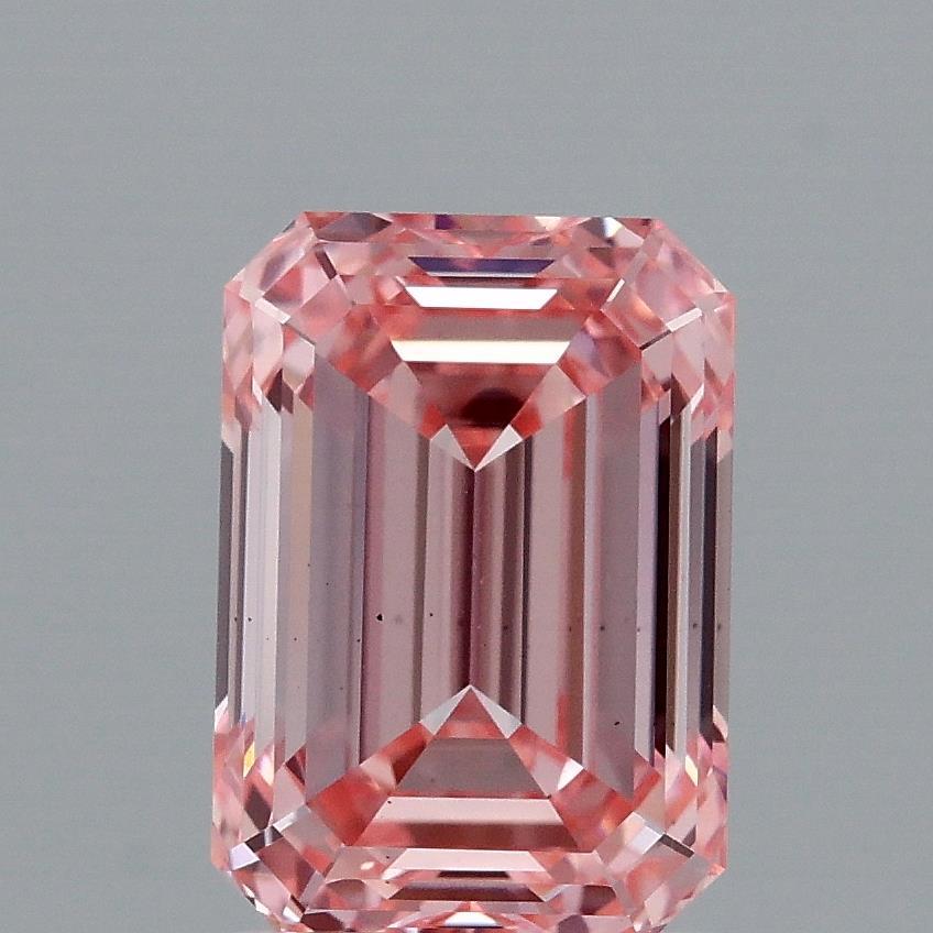 2.14 Ct. Fancy Vivid Pink Emerald Lab Grown Diamond