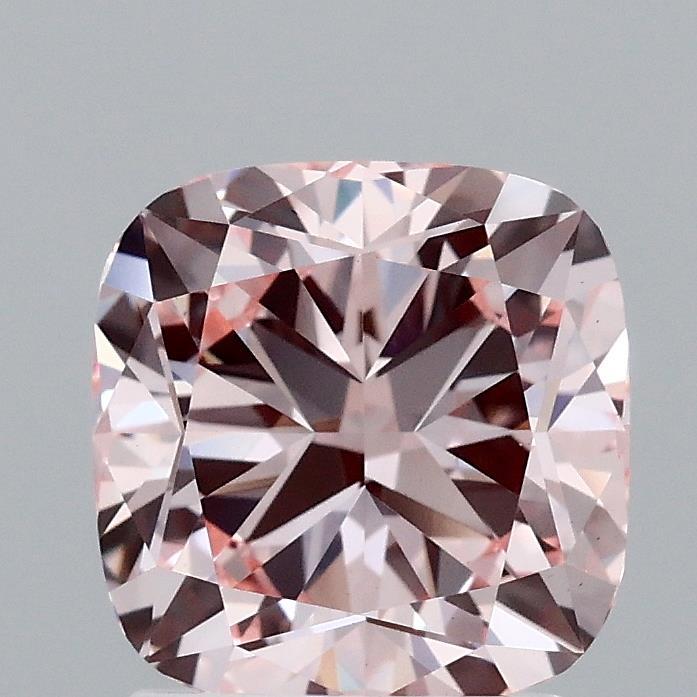 2.07 Ct. Fancy Intense Pink Cushion Lab Grown Diamond