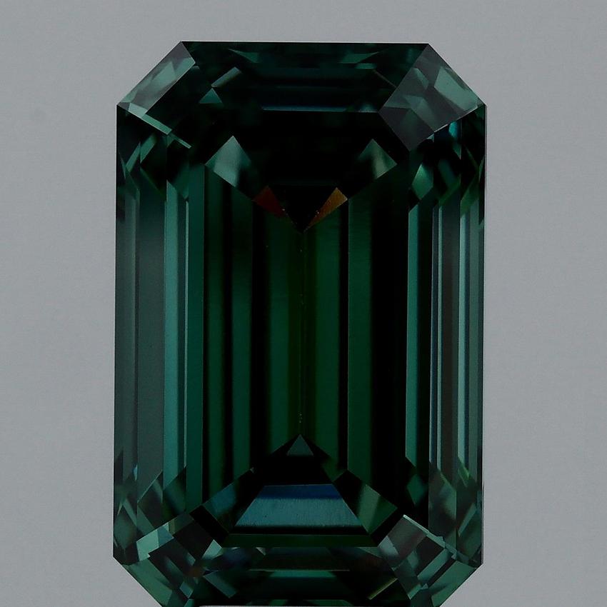 8.00 Ct. Fancy Vivid Green Emerald Lab Grown Diamond