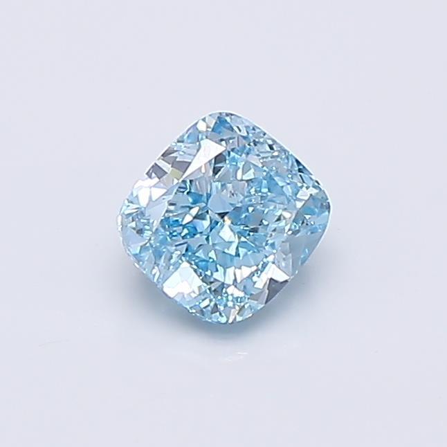 0.57 Ct. Fancy Intense Blue Cushion Lab Grown Diamond