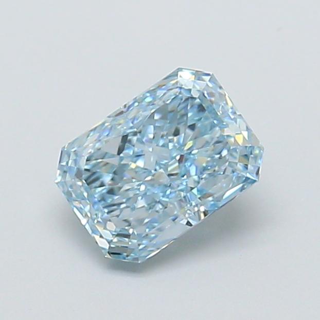 1.16 Ct. Fancy Vivid Blue Radiant Lab Grown Diamond