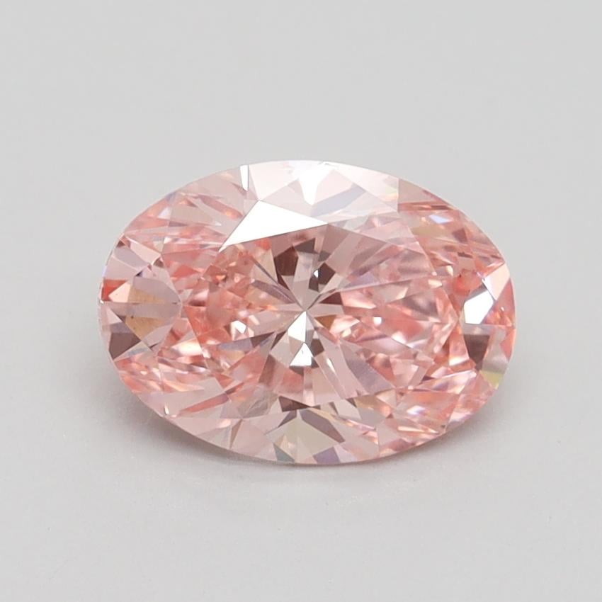 1.35 Ct. Fancy Intense Pink Oval Lab Grown Diamond