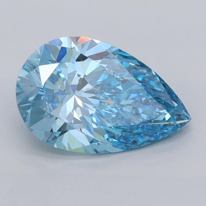1.50 Ct. Fancy Vivid  Blue Pear Lab Grown Diamond