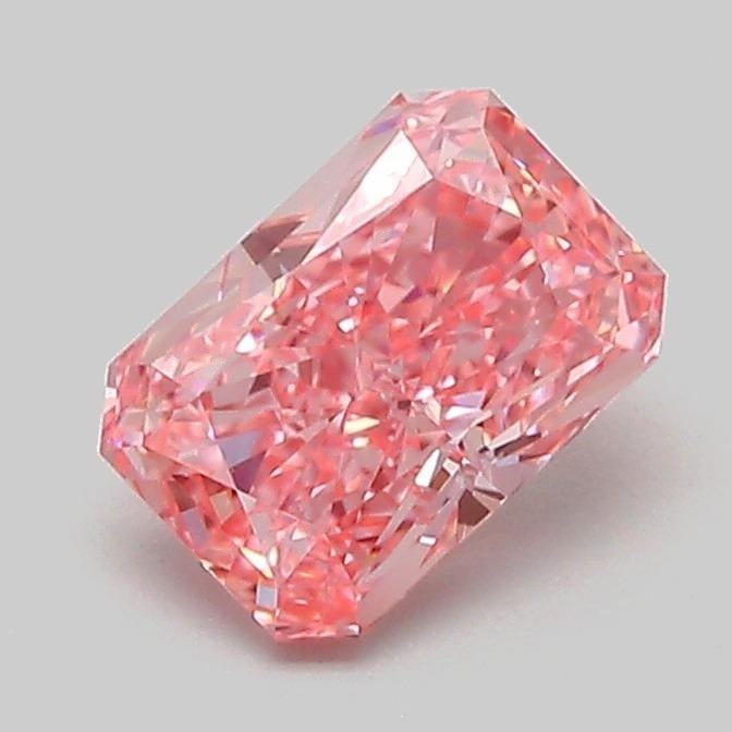 1.02 Ct. Fancy Vivid Pink Radiant Lab Grown Diamond
