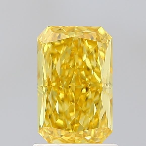 1.57 Ct. Fancy Vivid  Yellow Radiant Lab Grown Diamond