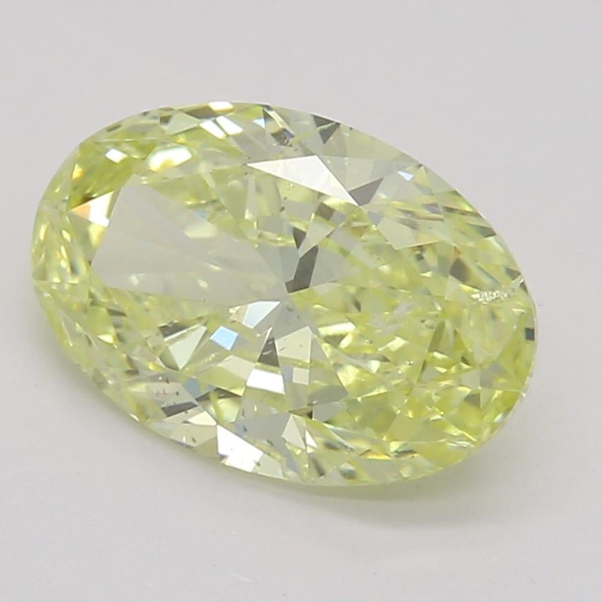 1.01 Ct. Fancy Yellow Oval Diamond