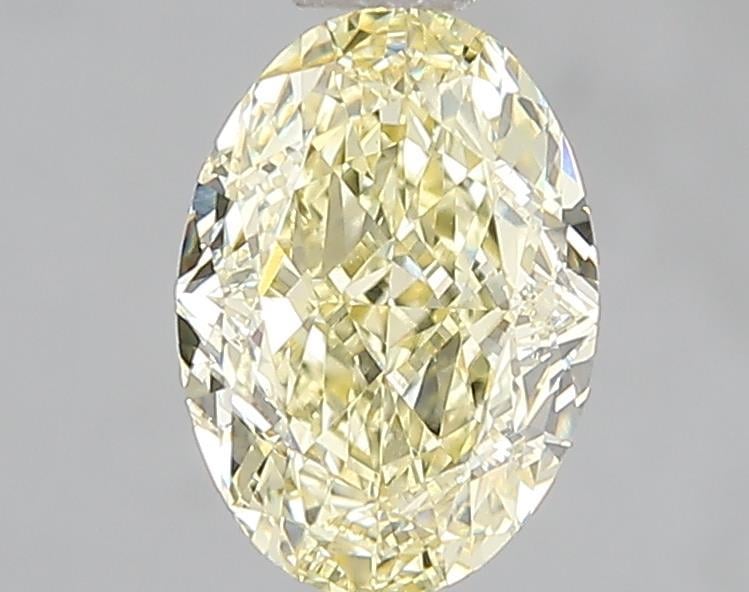 1.52 Ct. Fancy Intense Yellow Oval Lab Grown Diamond