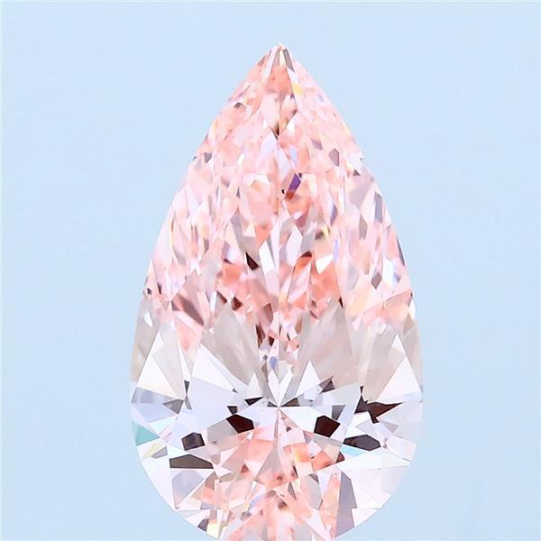 2.02 Ct. Fancy Pink Pear Lab Grown Diamond