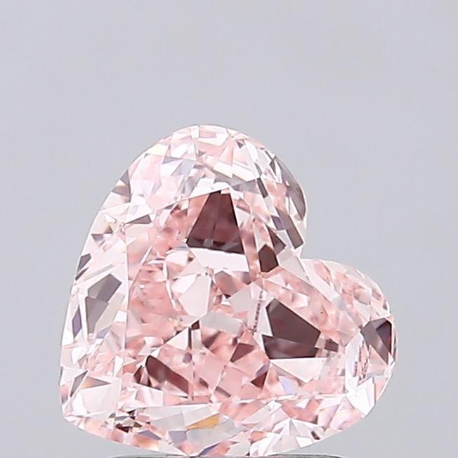 2.00 Ct. Fancy Vivid Pink Heart Lab Grown Diamond
