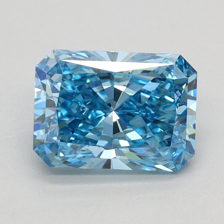 1.06 Ct. Fancy Vivid Blue Radiant Lab Grown Diamond