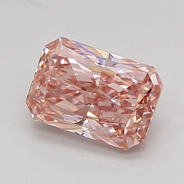 1.51 Ct. Fancy Vivid  Pink Radiant Lab Grown Diamond