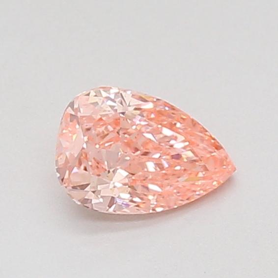 0.57 Ct. Fancy Vivid Pink Pear Lab Grown Diamond