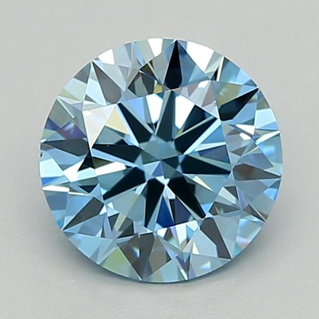 1.00 Ct. Fancy Vivid  Blue Round Lab Grown Diamond