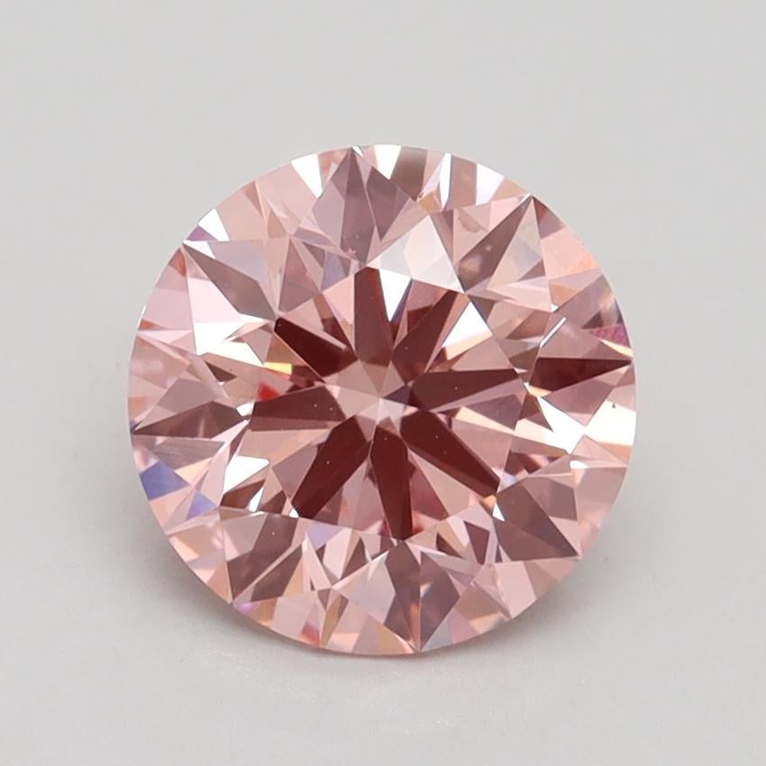 1.81 Ct. Fancy Intense Pink Round Lab Grown Diamond