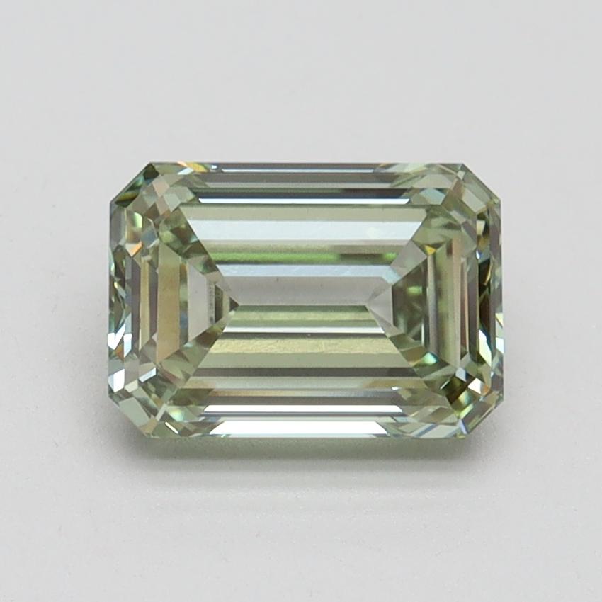 1.52 Ct. Fancy Intense Green Emerald Lab Grown Diamond