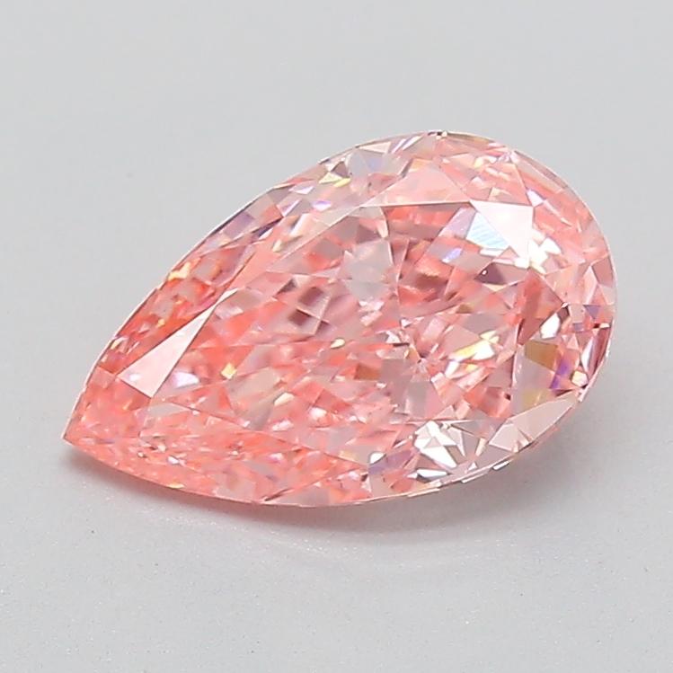 1.67 Ct. Fancy Vivid  Pink Pear Lab Grown Diamond