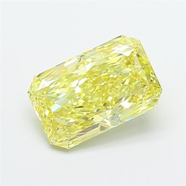 2.59 Ct. Fancy Vivid Yellow Radiant Lab Grown Diamond