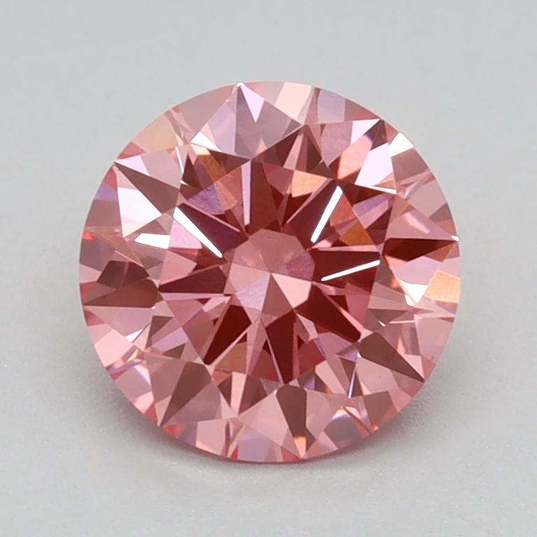 1.01 Ct. Fancy Vivid Pink Round Lab Grown Diamond