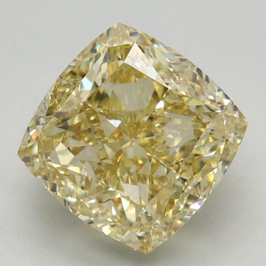 3.52 Ct. Fancy Intense Yellow Cushion Lab Grown Diamond
