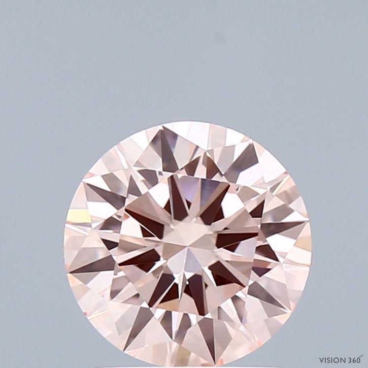 1.60 Ct. Fancy Pink Round Lab Grown Diamond