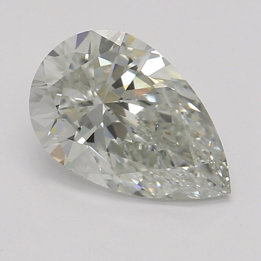 0.50 Ct. Light Green-Yellow Pear Diamond