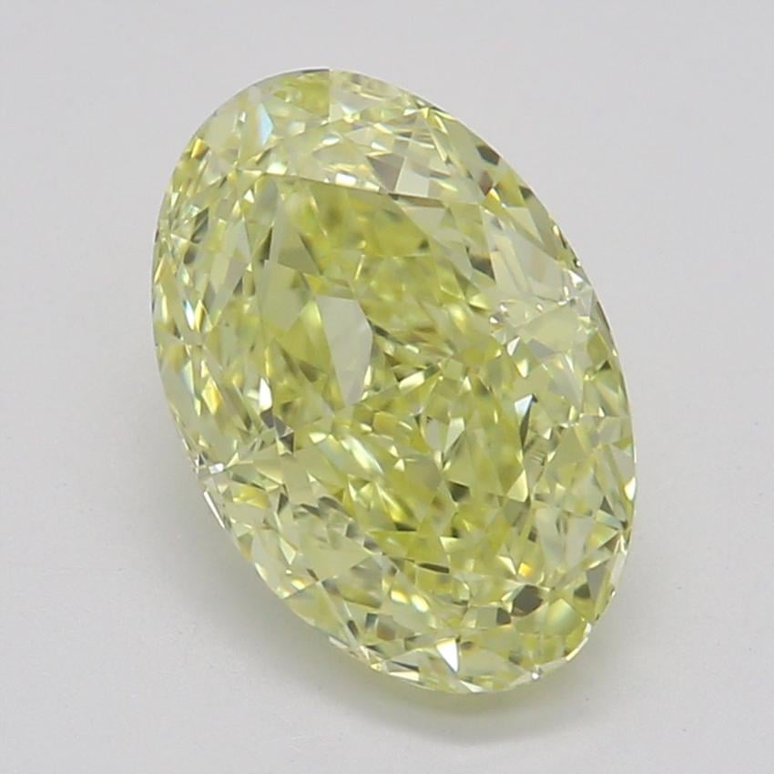 1.08 Ct. Fancy Intense Yellow Oval Diamond
