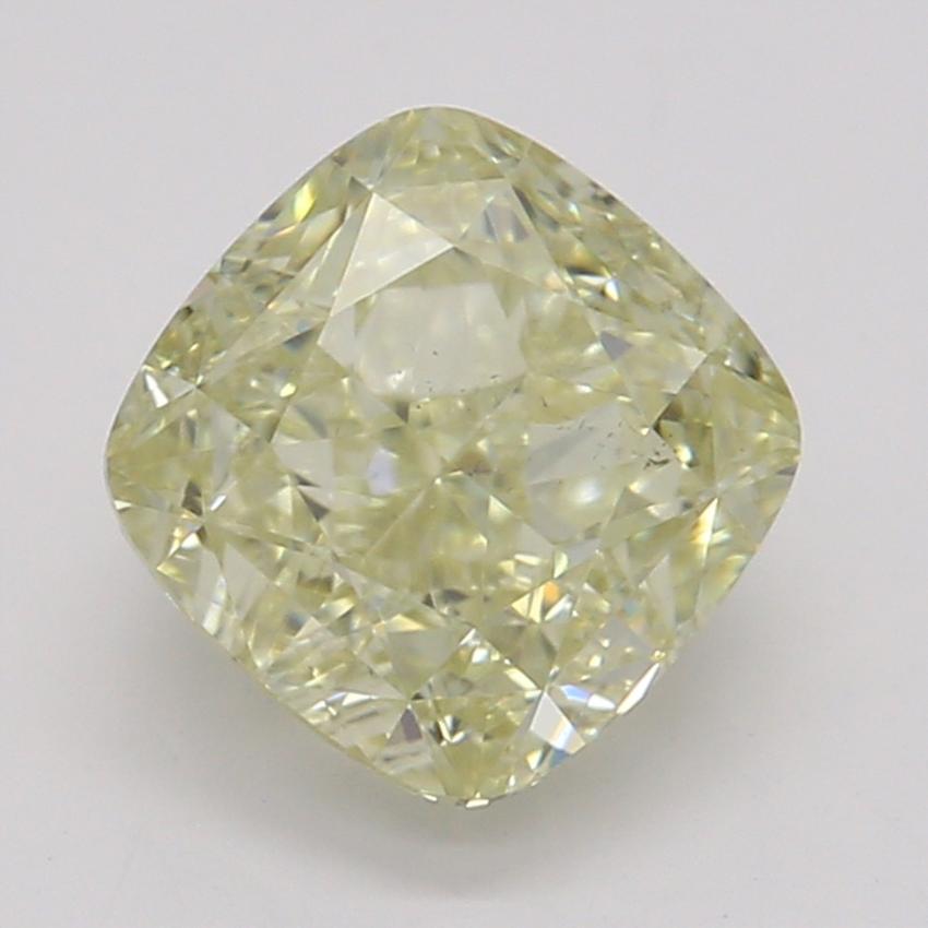 1.01 Ct. Fancy Brownish Greenish Yellow Cushion Diamond