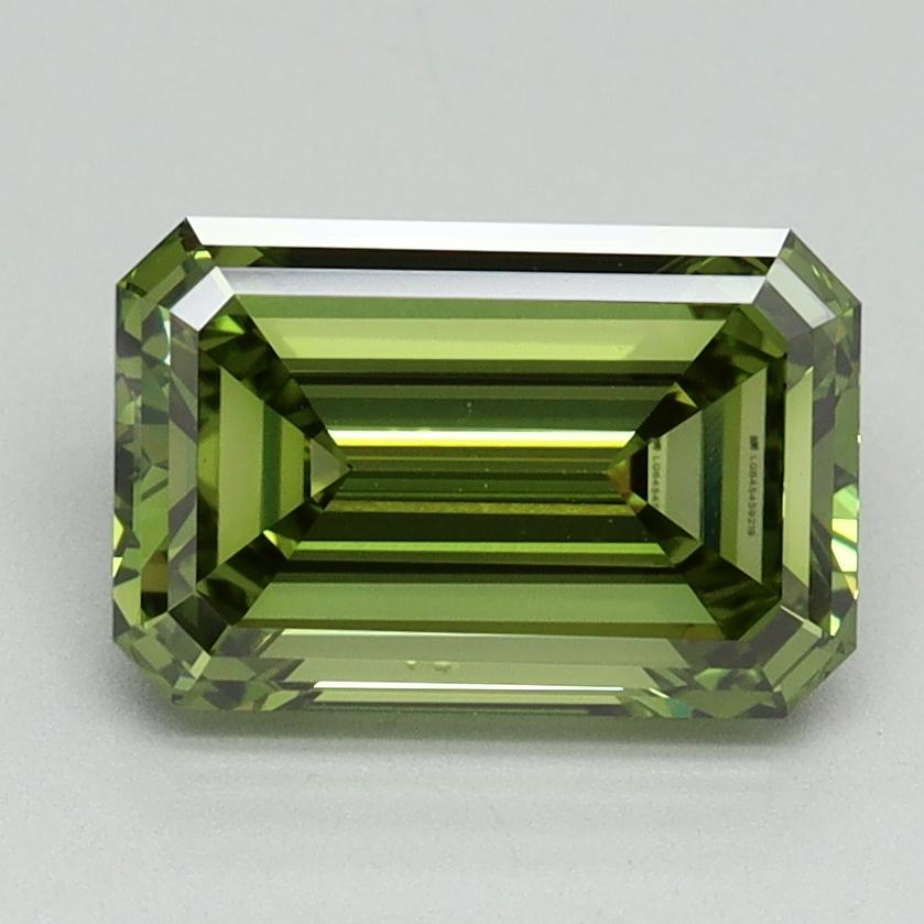 2.12 Ct. Fancy Vivid Green Emerald Lab Grown Diamond