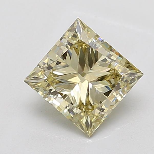 2.05 Ct. Light Yellow Princess Lab Grown Diamond