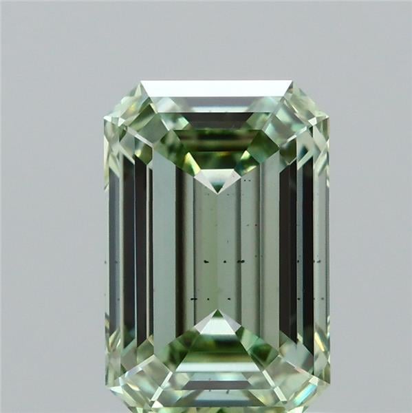 1.15 Ct. Fancy Intense  Green Emerald Lab Grown Diamond
