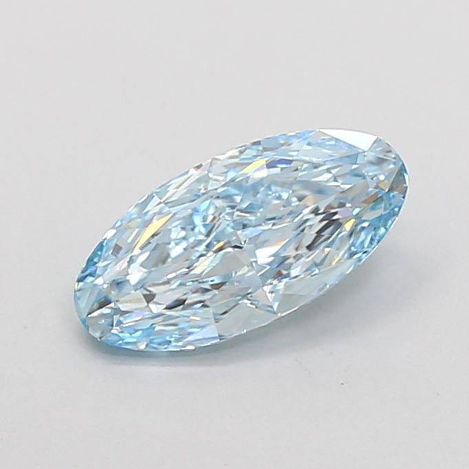 1.11 Ct. Fancy Intense Blue Oval Lab Grown Diamond