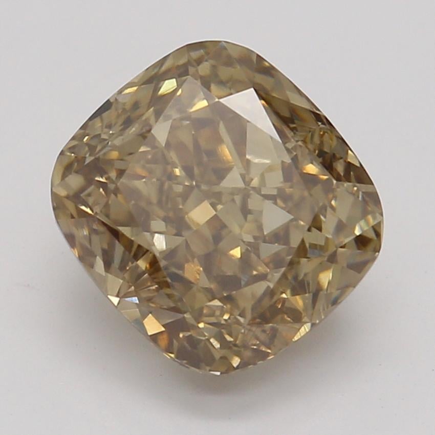 1.50 Ct. Fancy Yellow-Brown Cushion Diamond