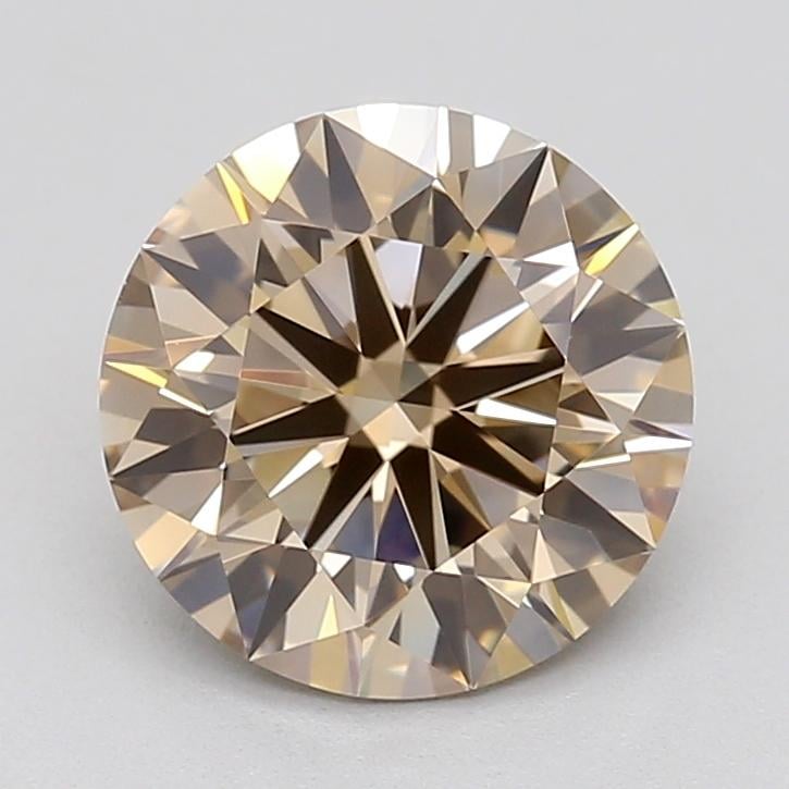 1.58 Ct. Fancy Brown Brown Round Lab Grown Diamond