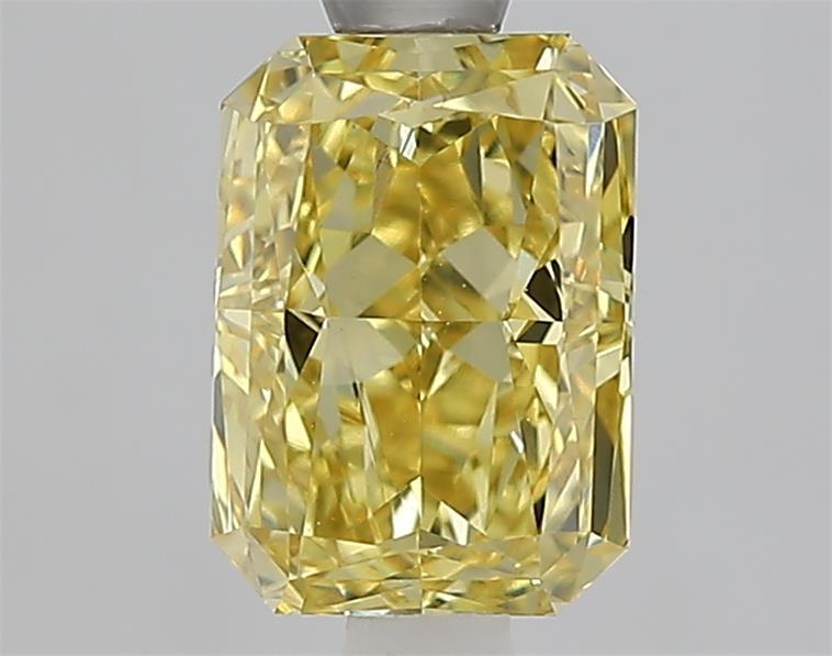 1.54 Ct. Fancy Vivid Yellow Radiant Lab Grown Diamond