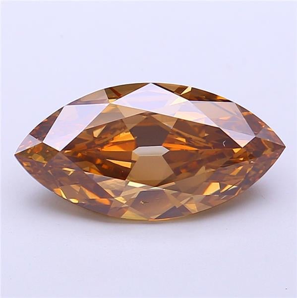 3.18 Ct. Fancy Brown Marquise Lab Grown Diamond