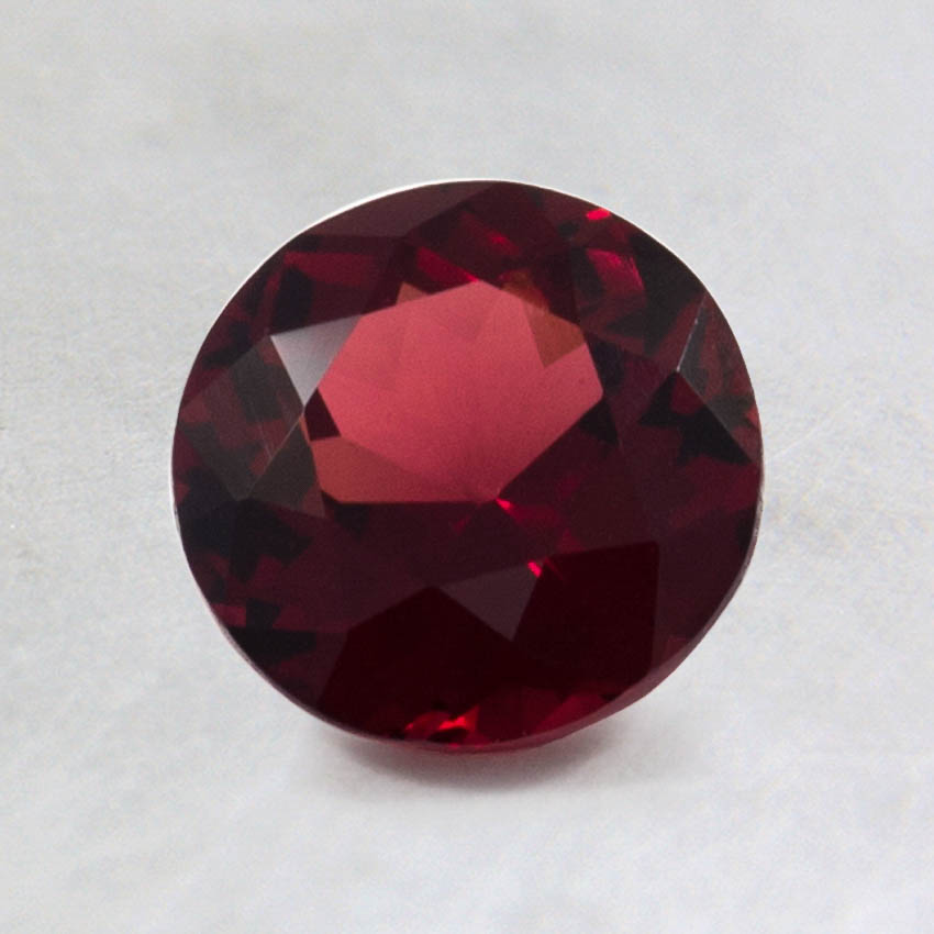 6.5mm Red Round Garnet