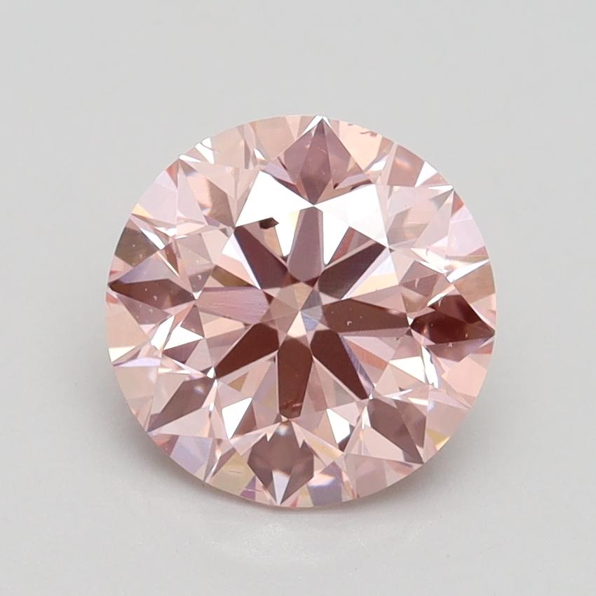 1.87 Ct. Fancy Intense Pink Round Lab Grown Diamond