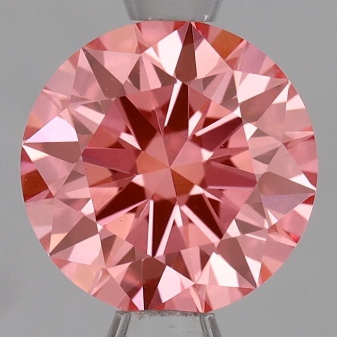 1.07 Ct. Fancy Vivid Pink Round Lab Grown Diamond