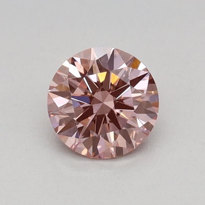0.33 Ct. Fancy Vivid Pink Round Lab Grown Diamond