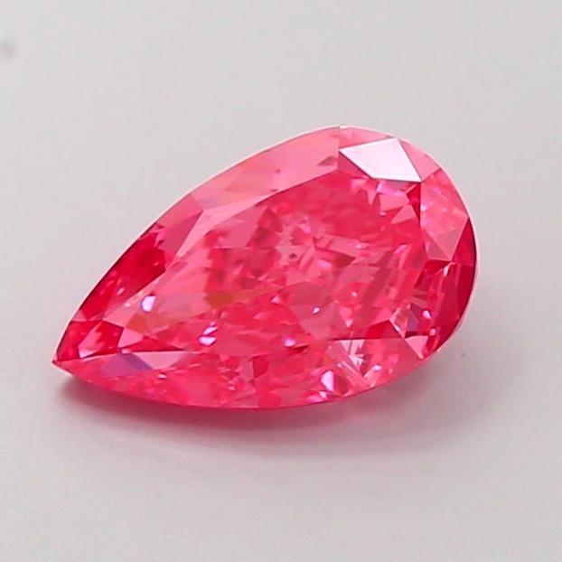 1.38 Ct. Fancy Vivid Pink Pear Lab Grown Diamond